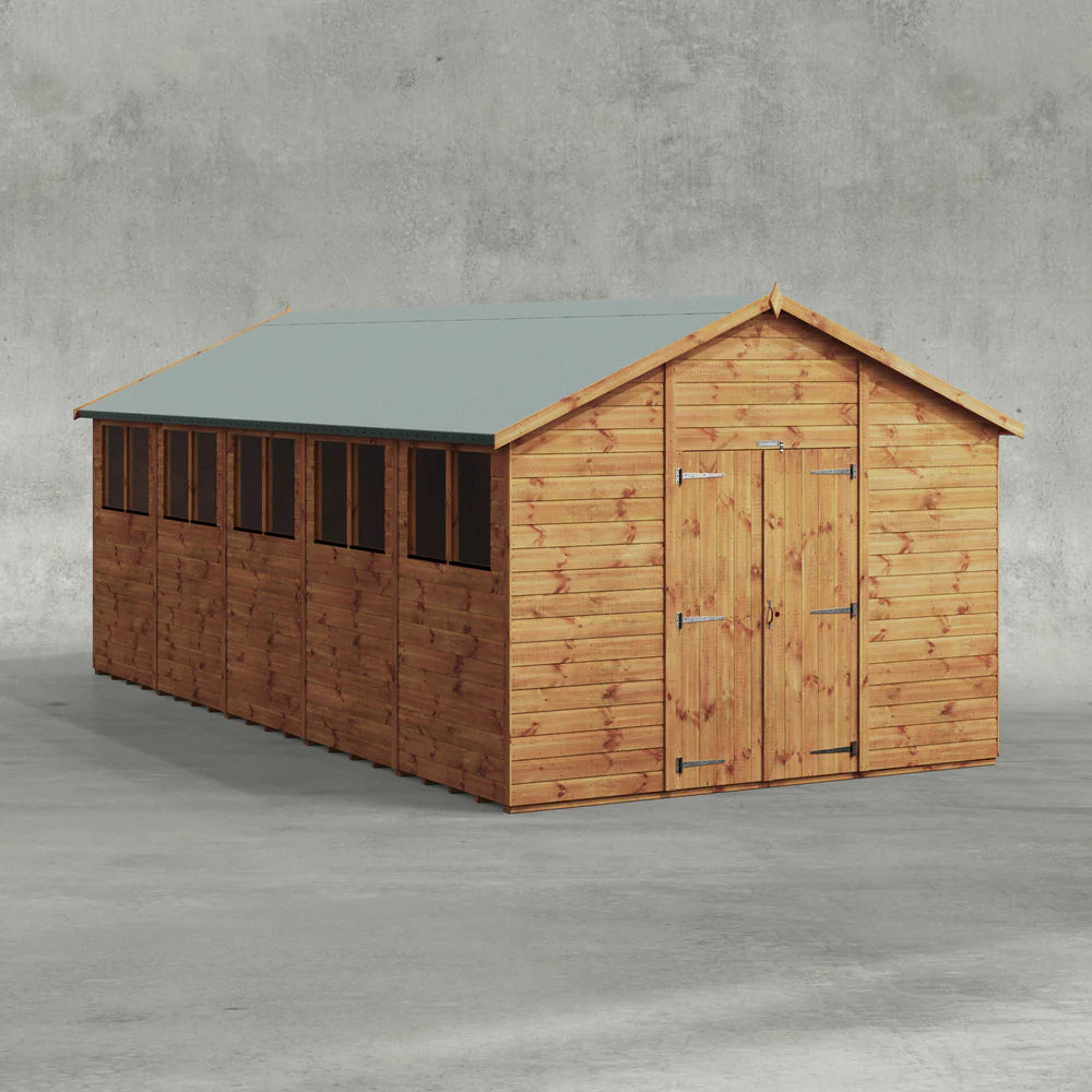 Power Shiplap Apex Shed