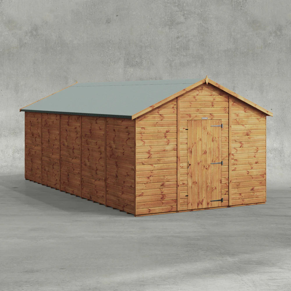 Power Shiplap Apex Shed