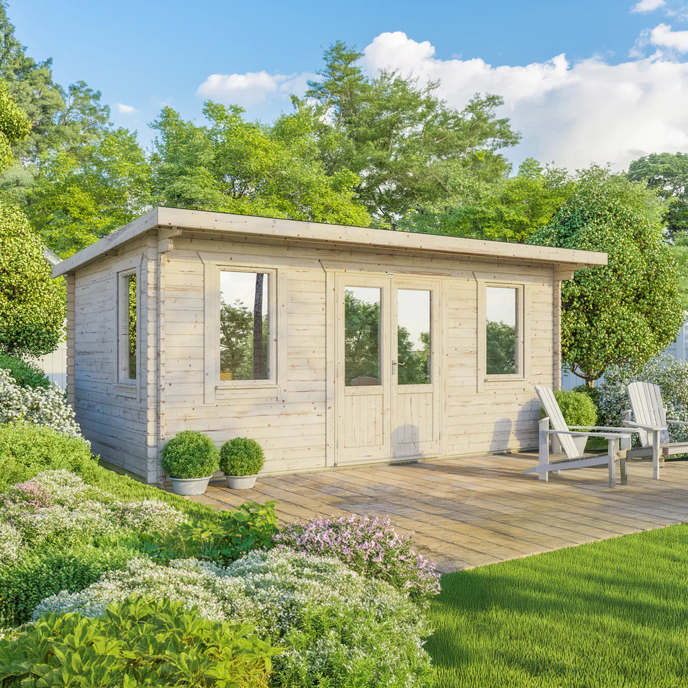 Power Pent Classic Log Cabin - 44mm