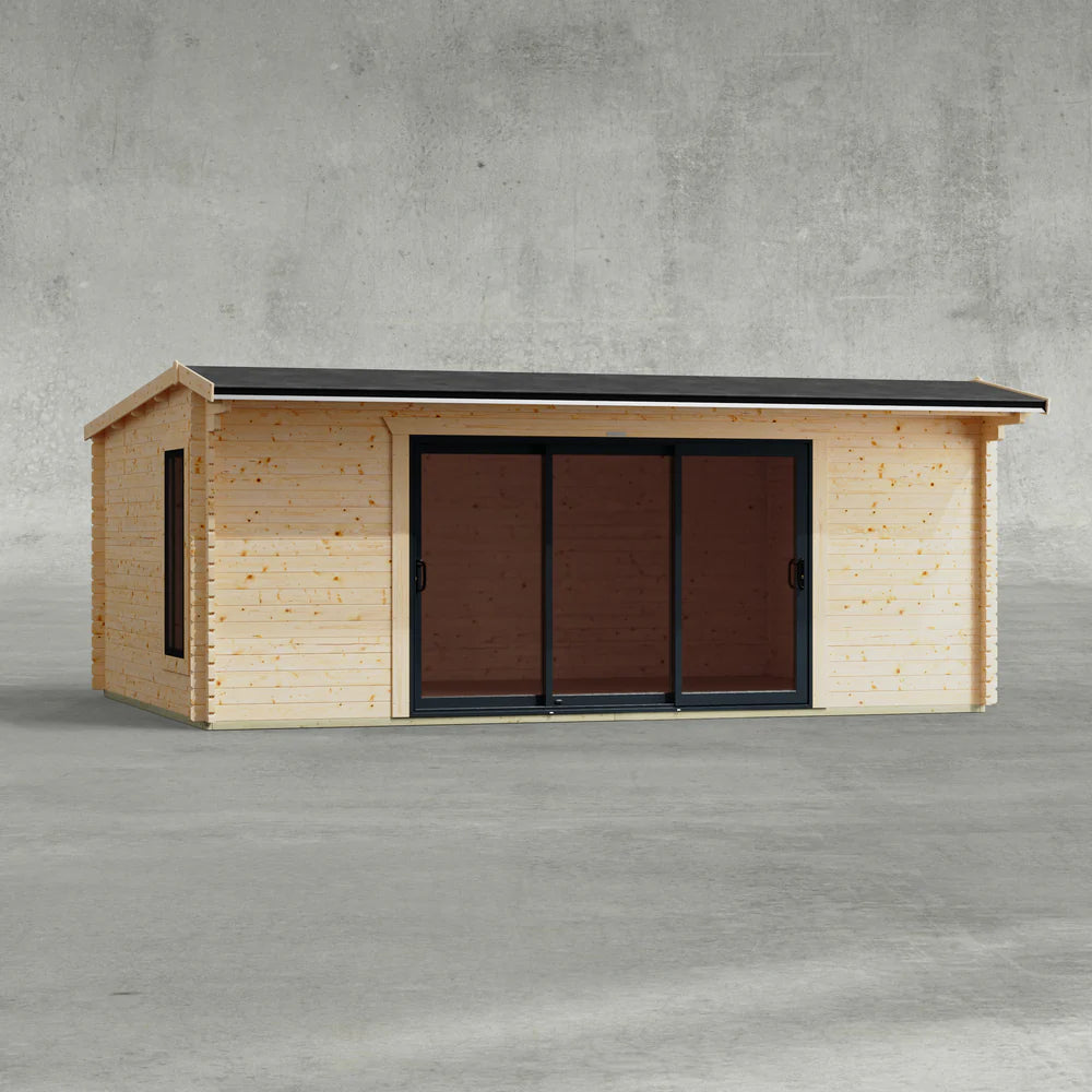 Apex Aluminium Log Cabin - 44mm