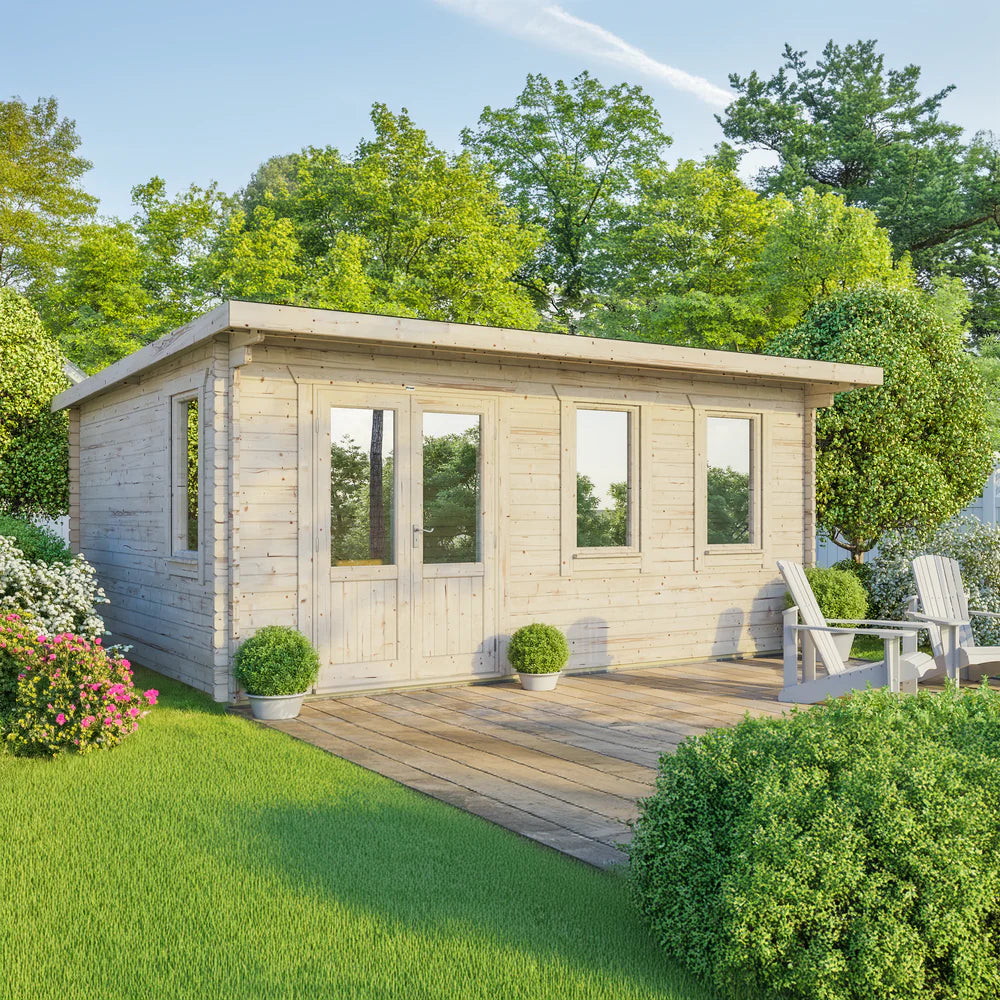 Power Pent Classic Log Cabin - 44mm