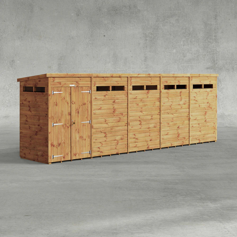 Power Security Pent Shed