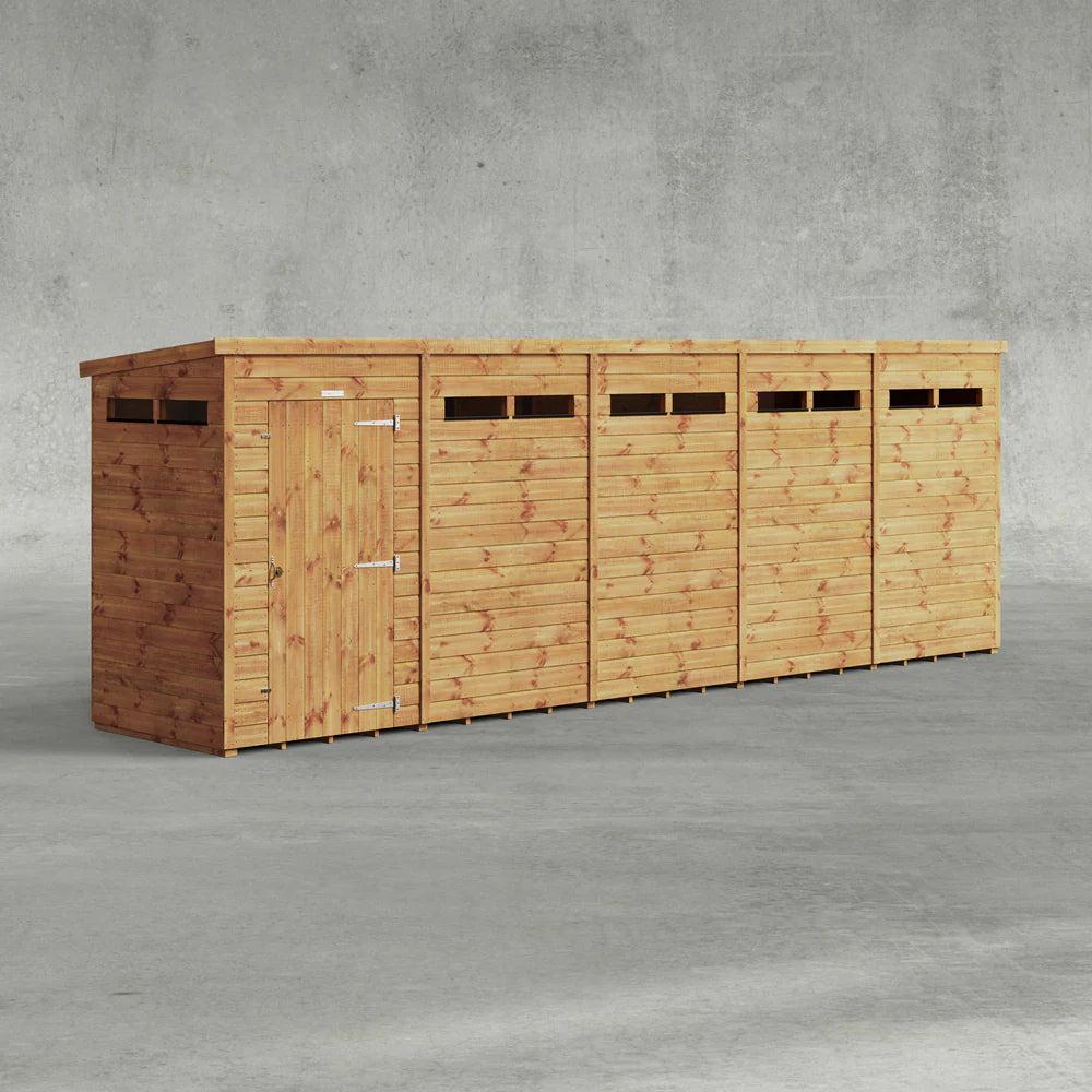 Power Security Pent Shed