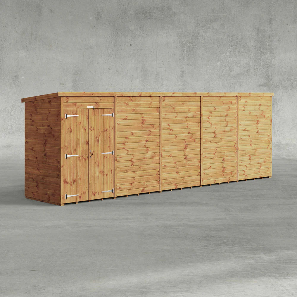 Power Shiplap Pent Sheds