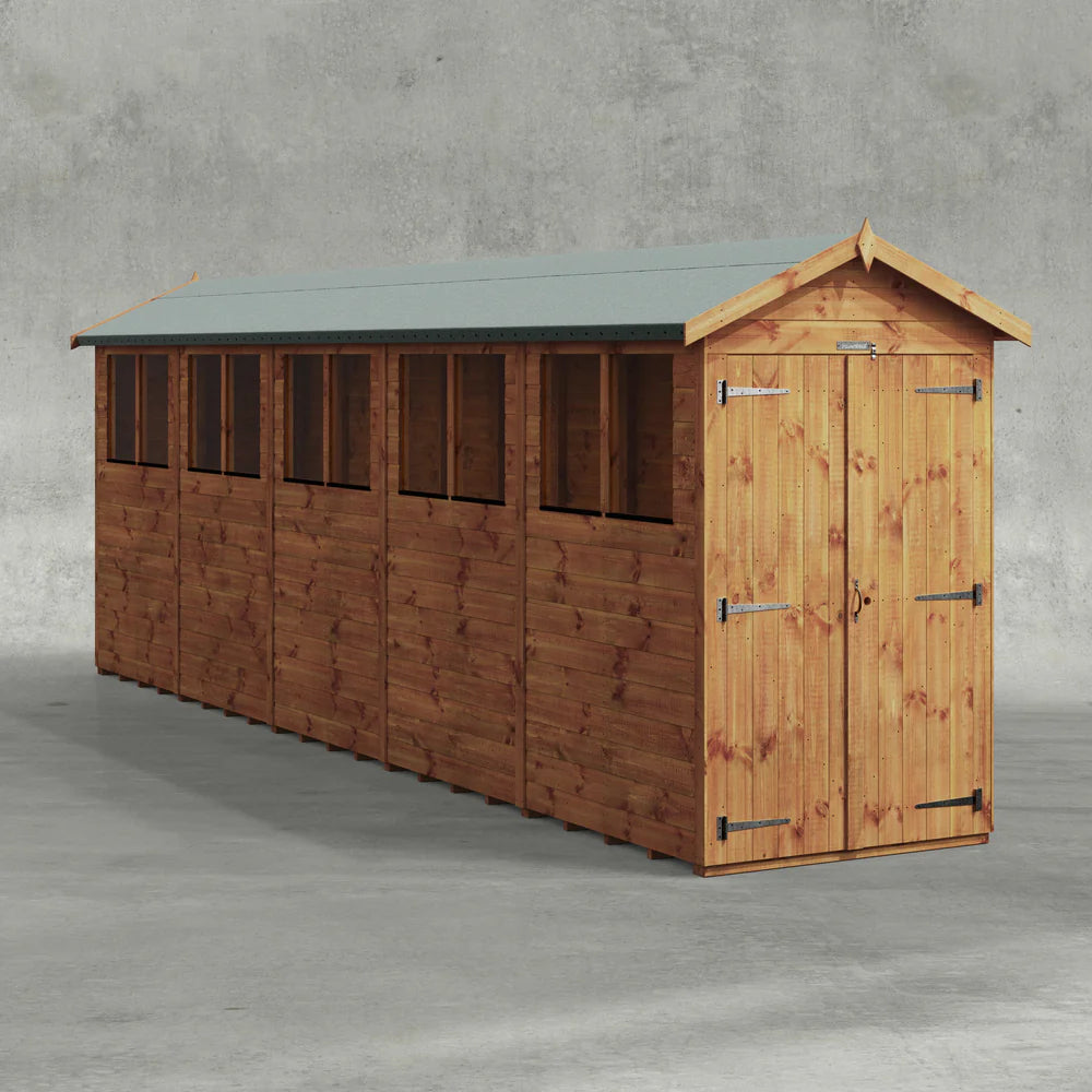 Power Shiplap Apex Shed