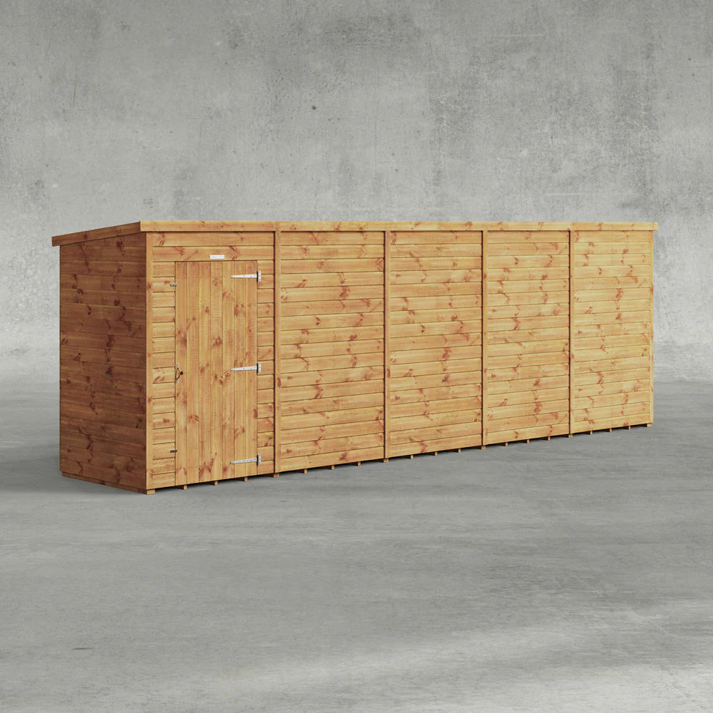Power Shiplap Pent Sheds