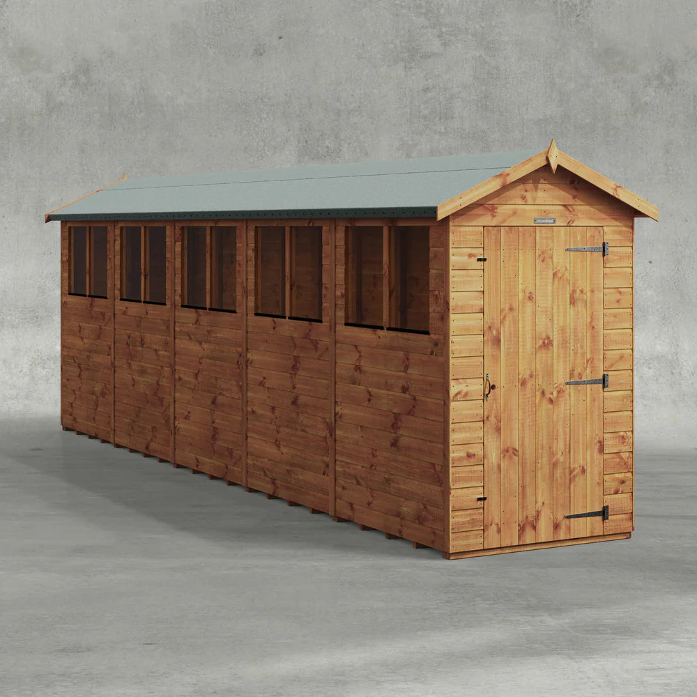 Power Shiplap Apex Shed