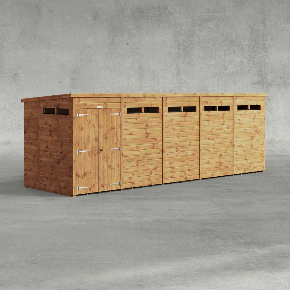 Power Security Pent Shed