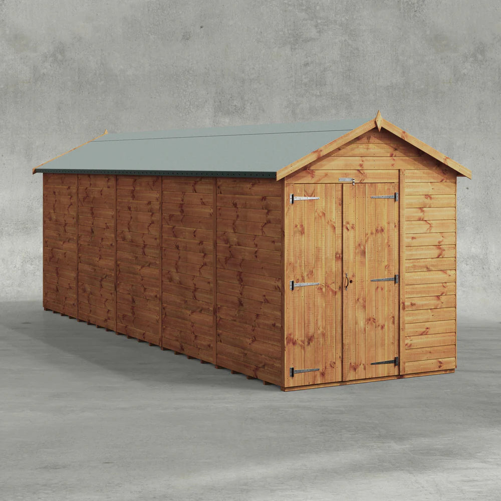 Power Shiplap Apex Shed