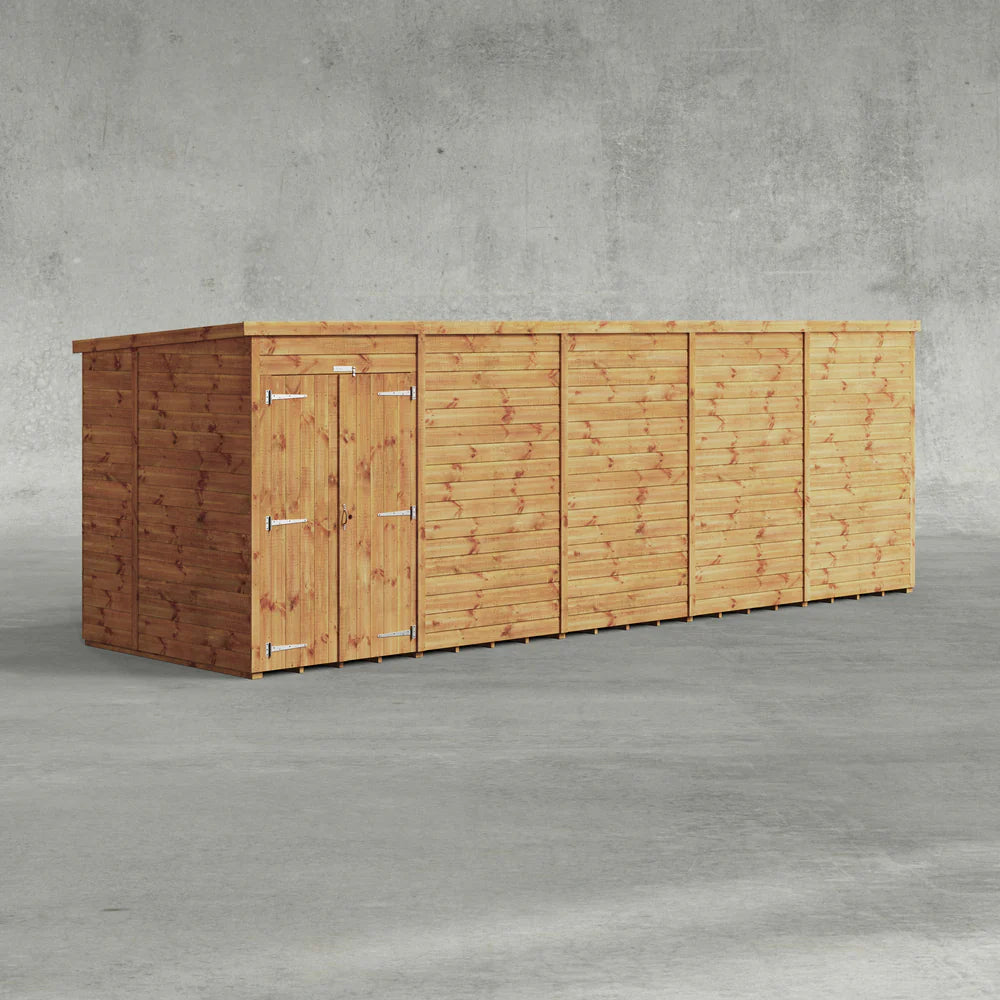 Power Shiplap Pent Sheds