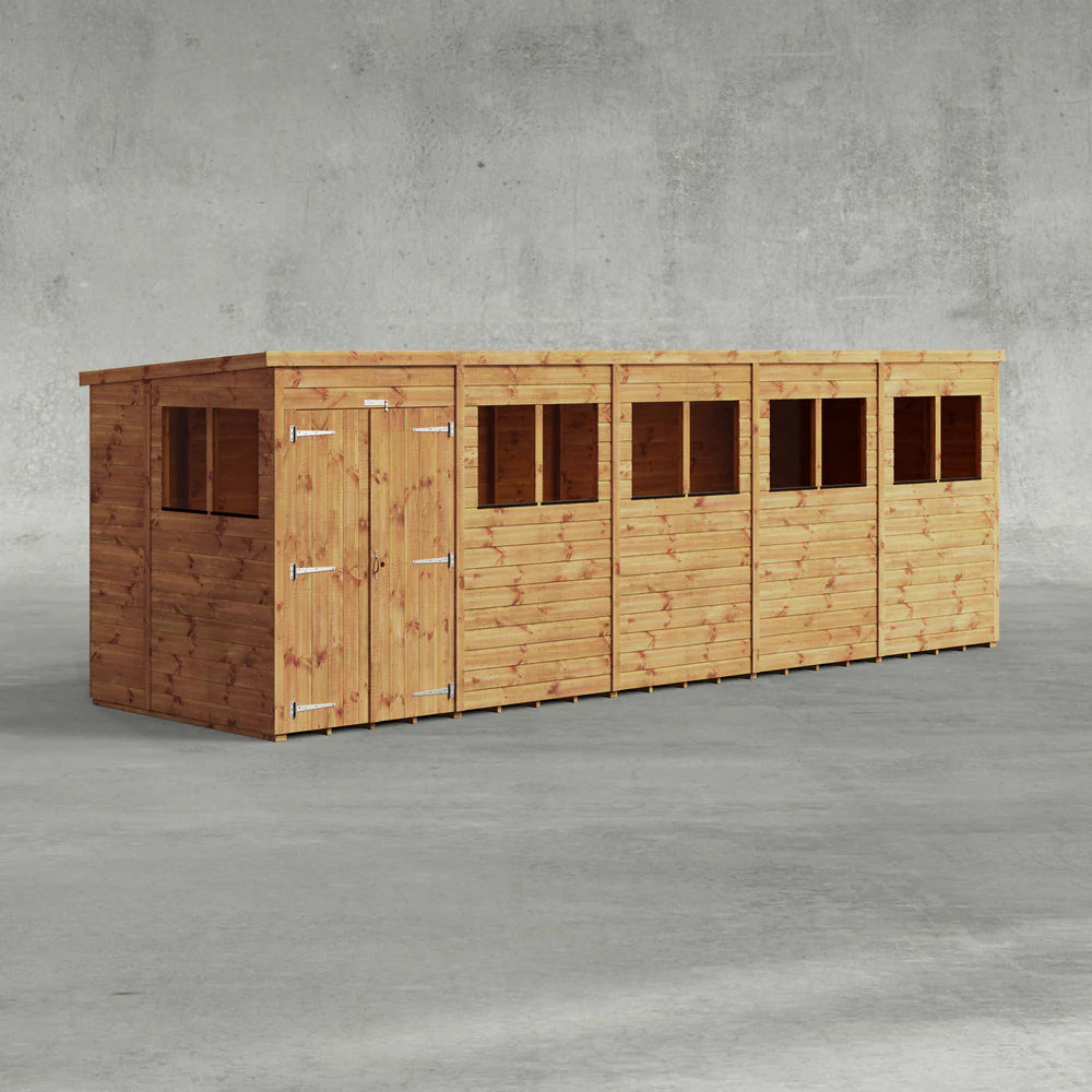 Power Shiplap Pent Sheds