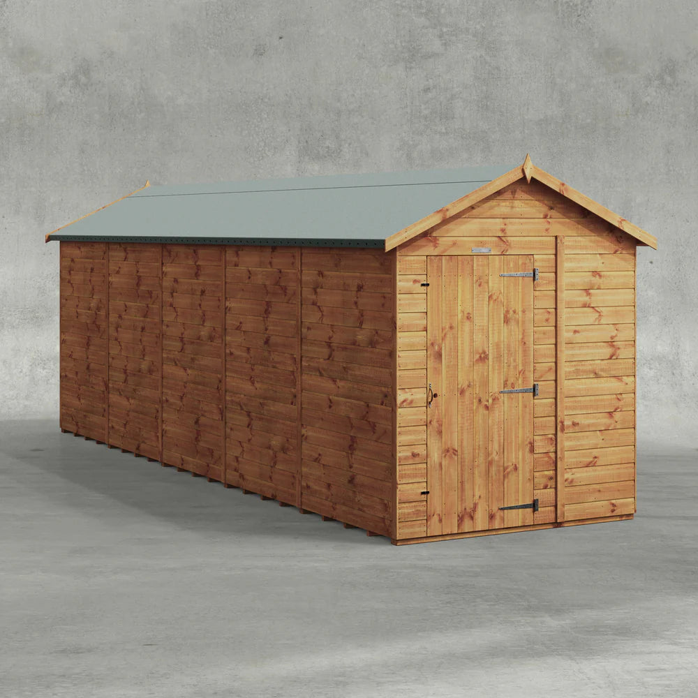Power Shiplap Apex Shed