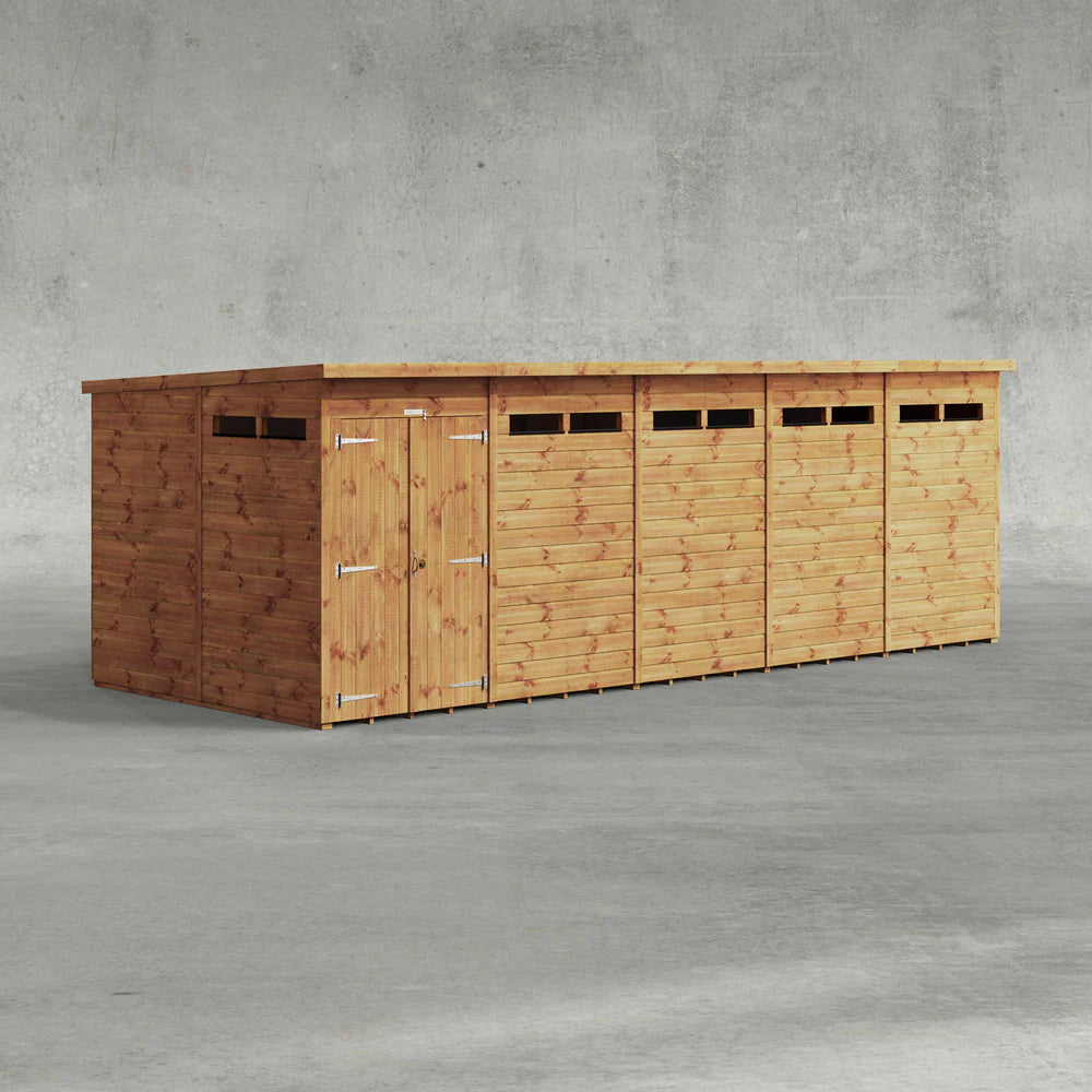 Power Security Pent Shed