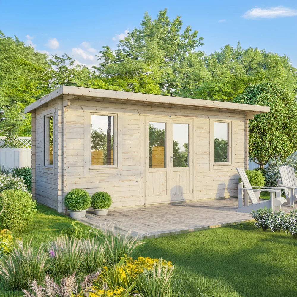 Power Pent Classic Log Cabin - 44mm