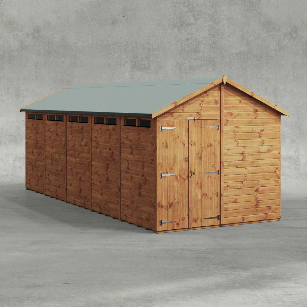 Power Security Apex Shed