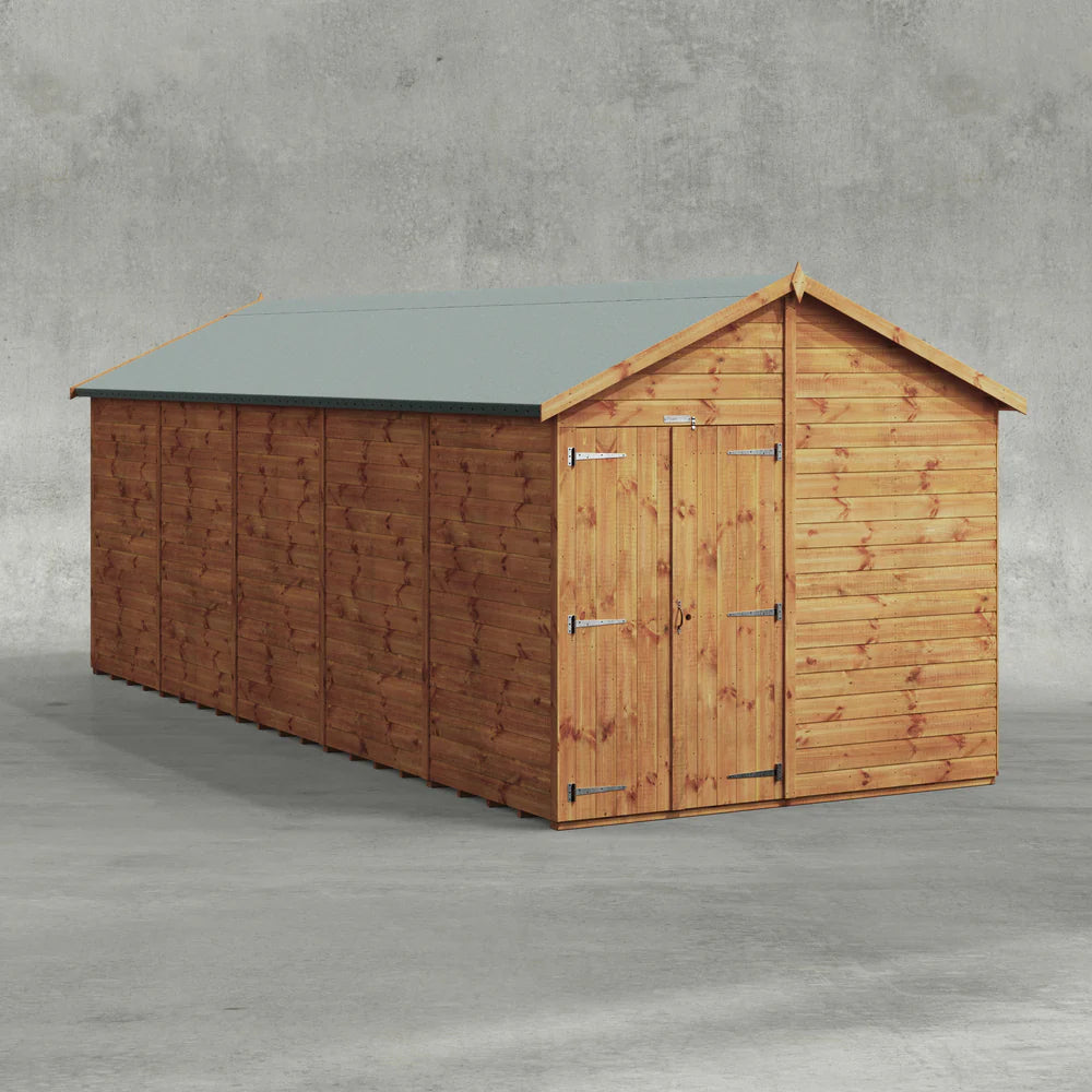 Power Shiplap Apex Shed