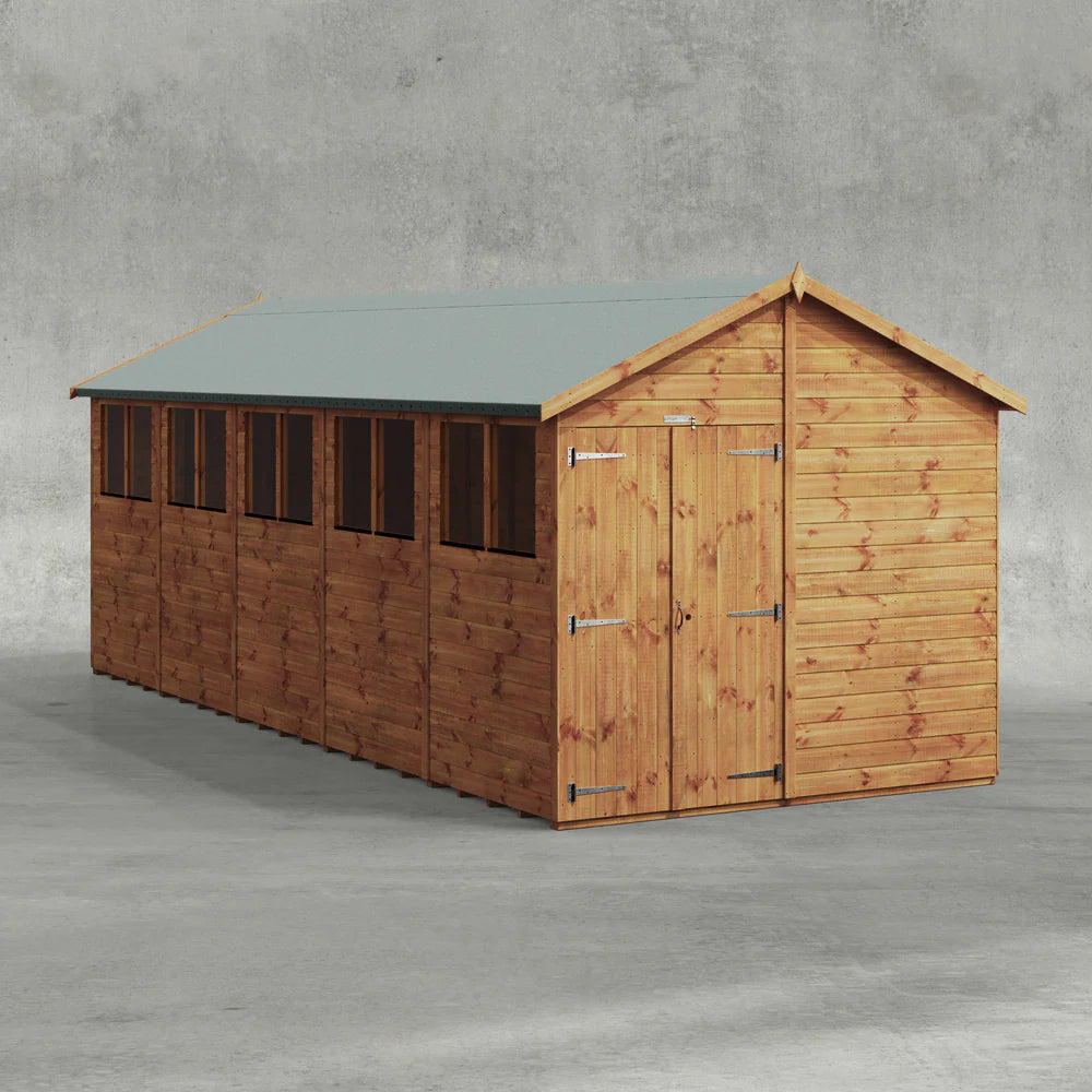 Power Shiplap Apex Shed