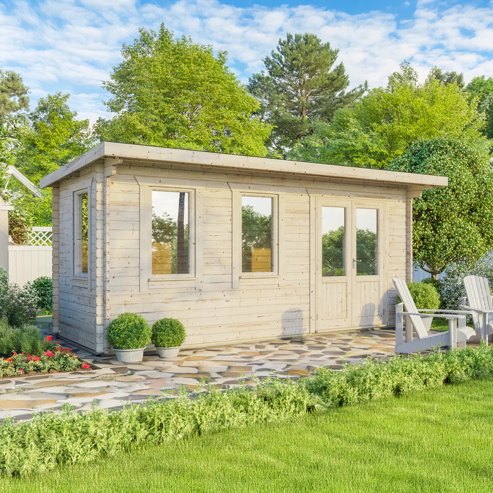 Power Pent Classic Log Cabin - 44mm
