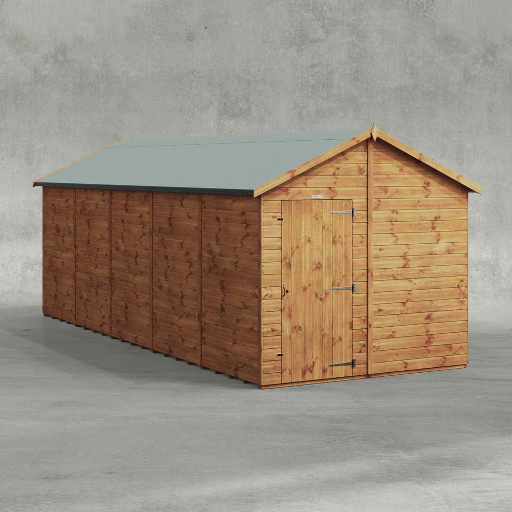 Power Shiplap Apex Shed