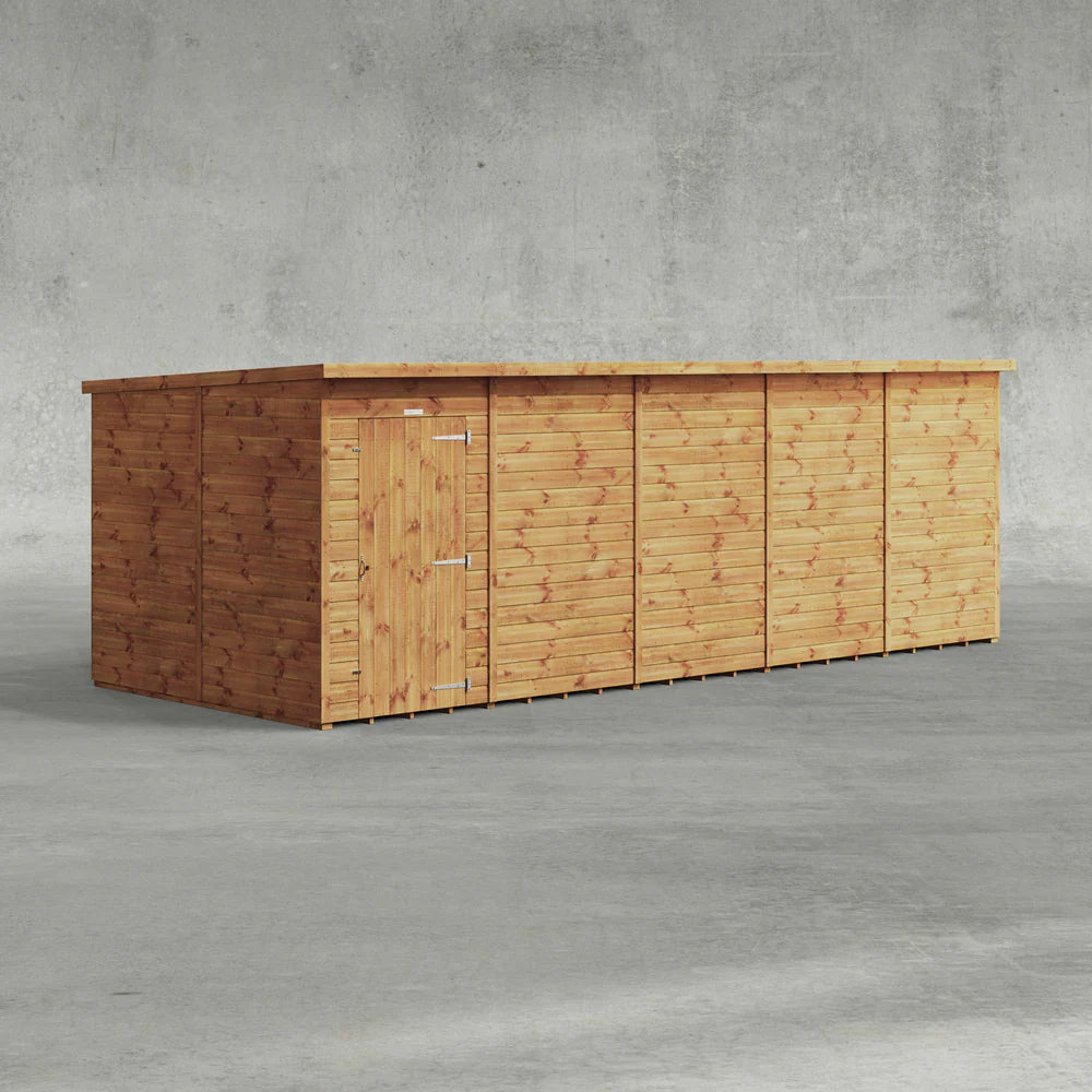 Power Shiplap Pent Sheds