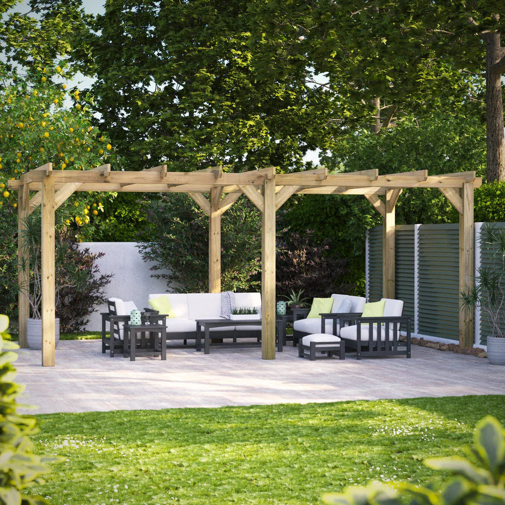 Timber Garden Pergola – Outdoor Garden Structure