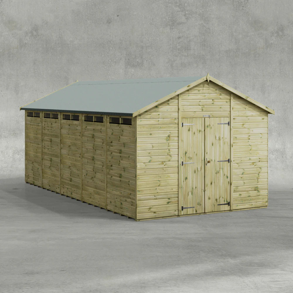 Premium Security Apex Shed for Sale in  Ireland