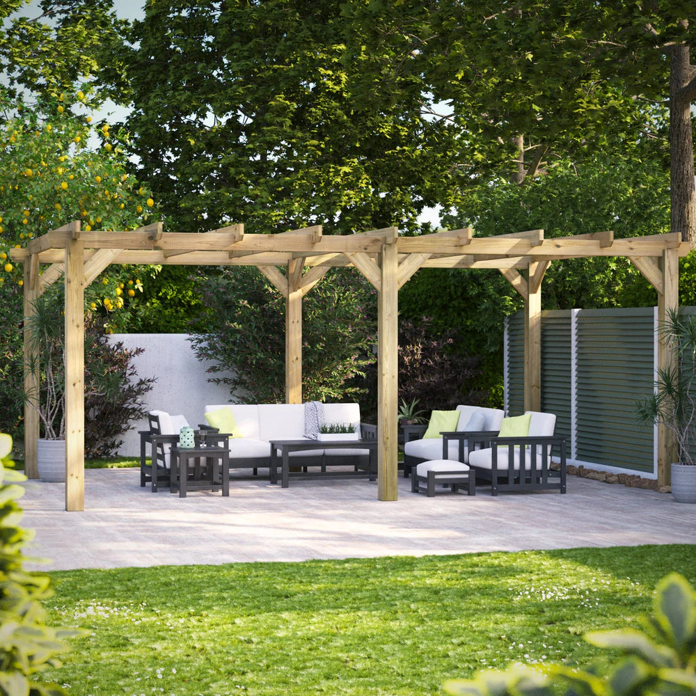 Timber Garden Pergola – Outdoor Garden Structure