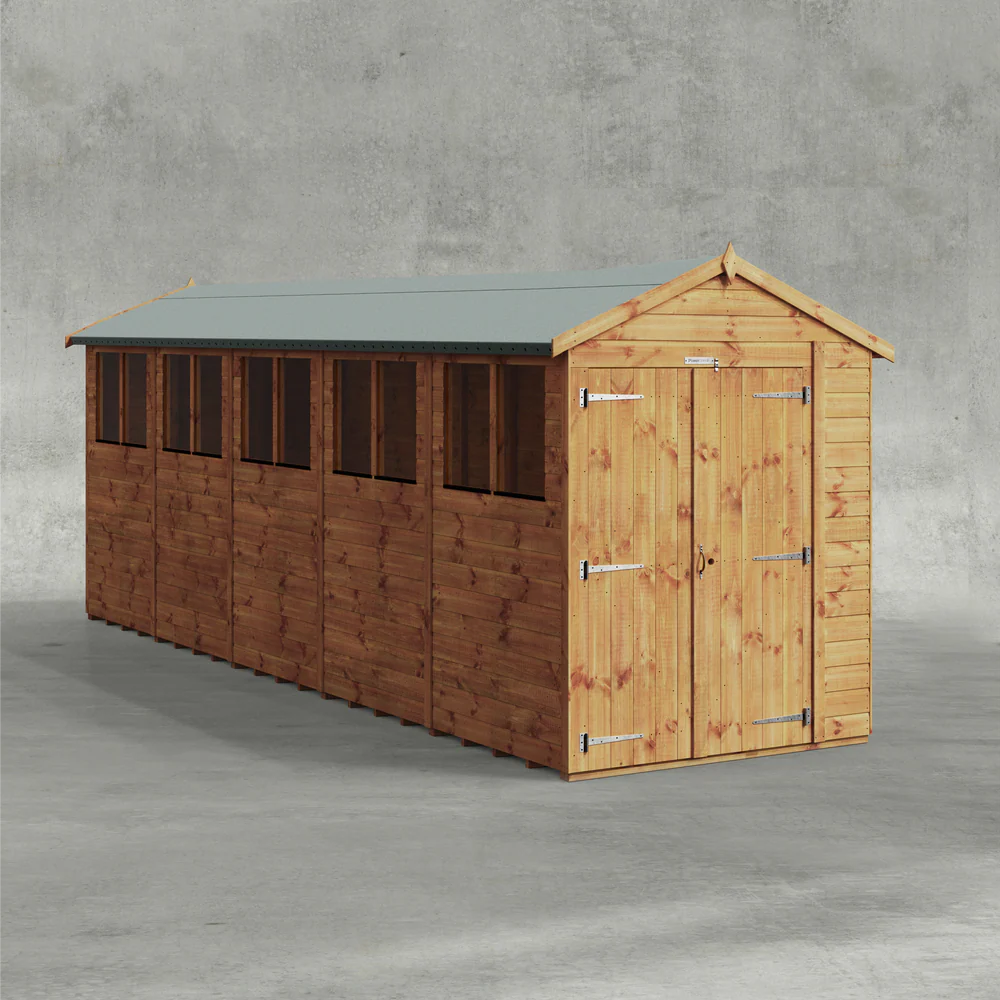 Power Shiplap Apex Shed