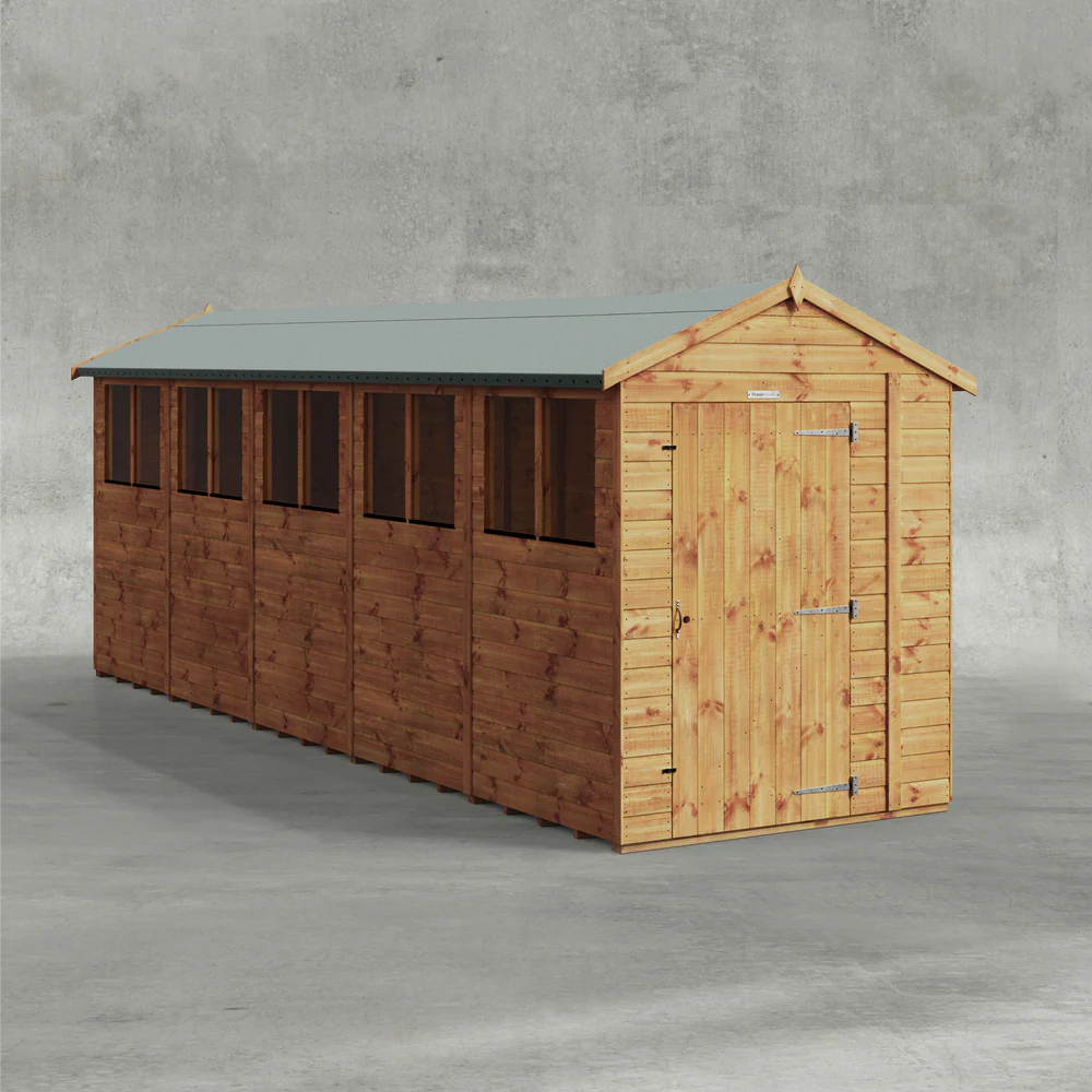 Power Shiplap Apex Shed