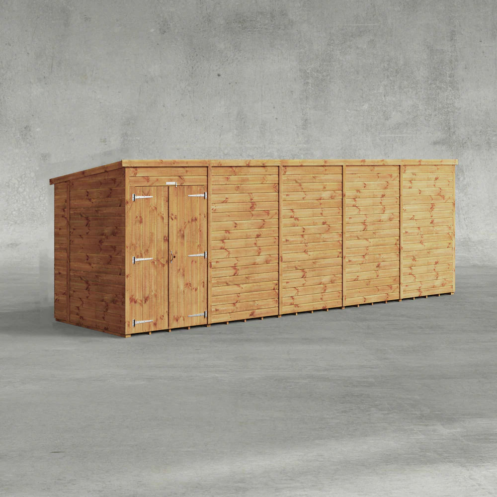 Power Shiplap Pent Sheds