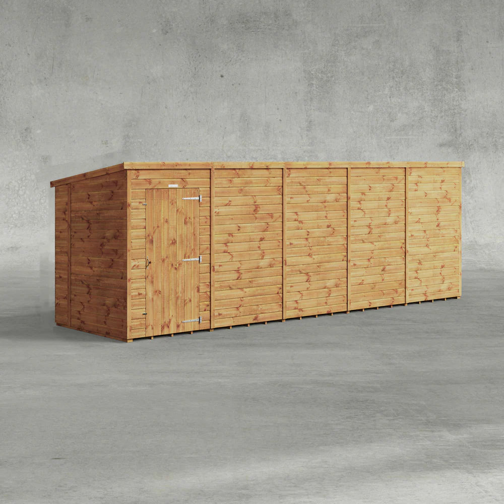 Power Shiplap Pent Sheds