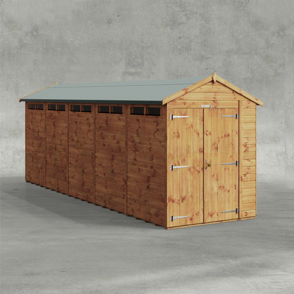 Power Security Apex Shed