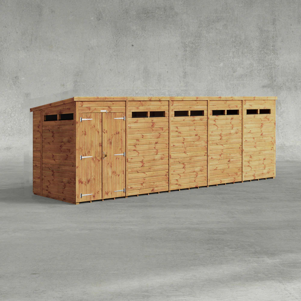Power Security Pent Shed