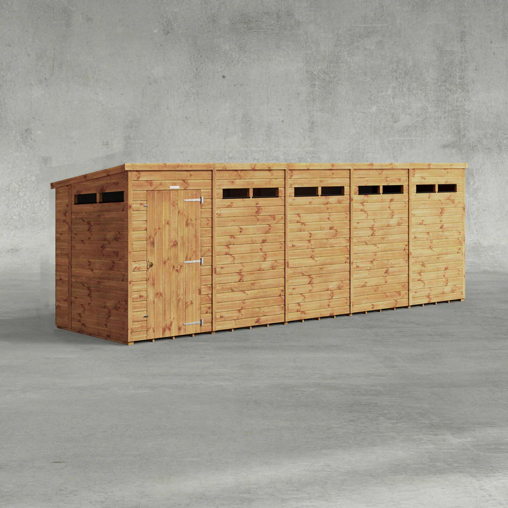 Power Security Pent Shed