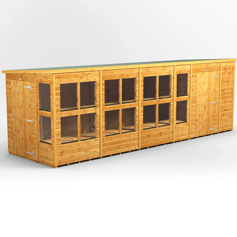 Power Pent Potting Shed Combi (includes Side Store)