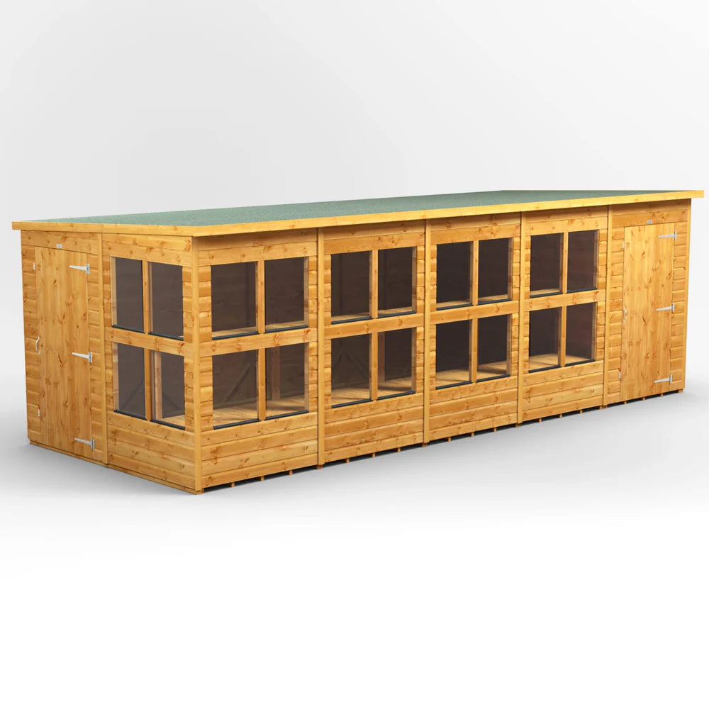 Power Pent Potting Shed Combi (includes Side Store)