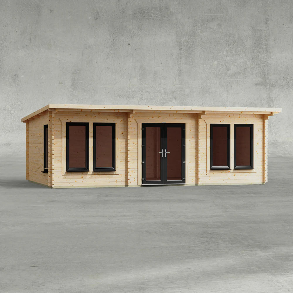 Pent Manor Log Cabin - 44mm