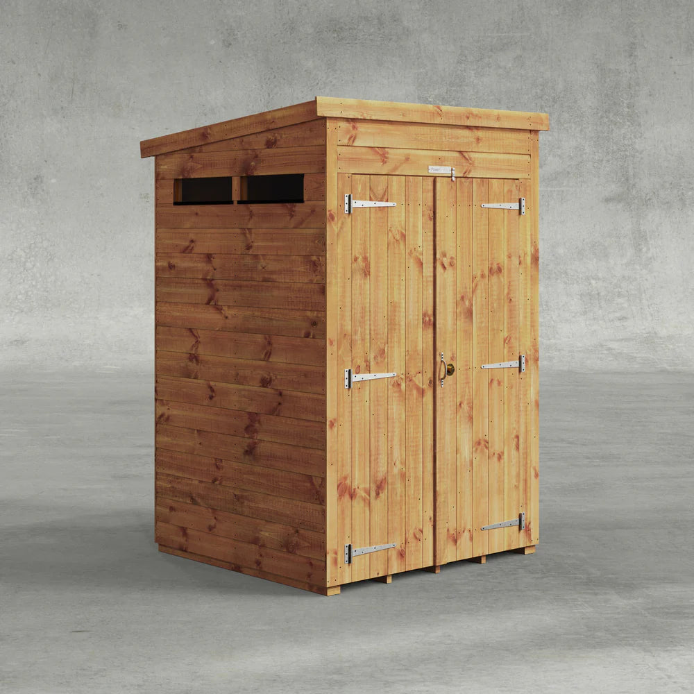 Power Security Pent Shed