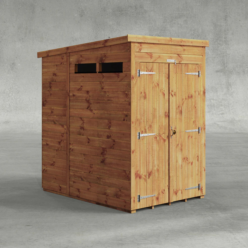 Power Security Pent Shed