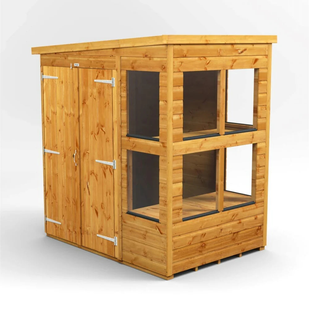 Power Pent Potting Shed