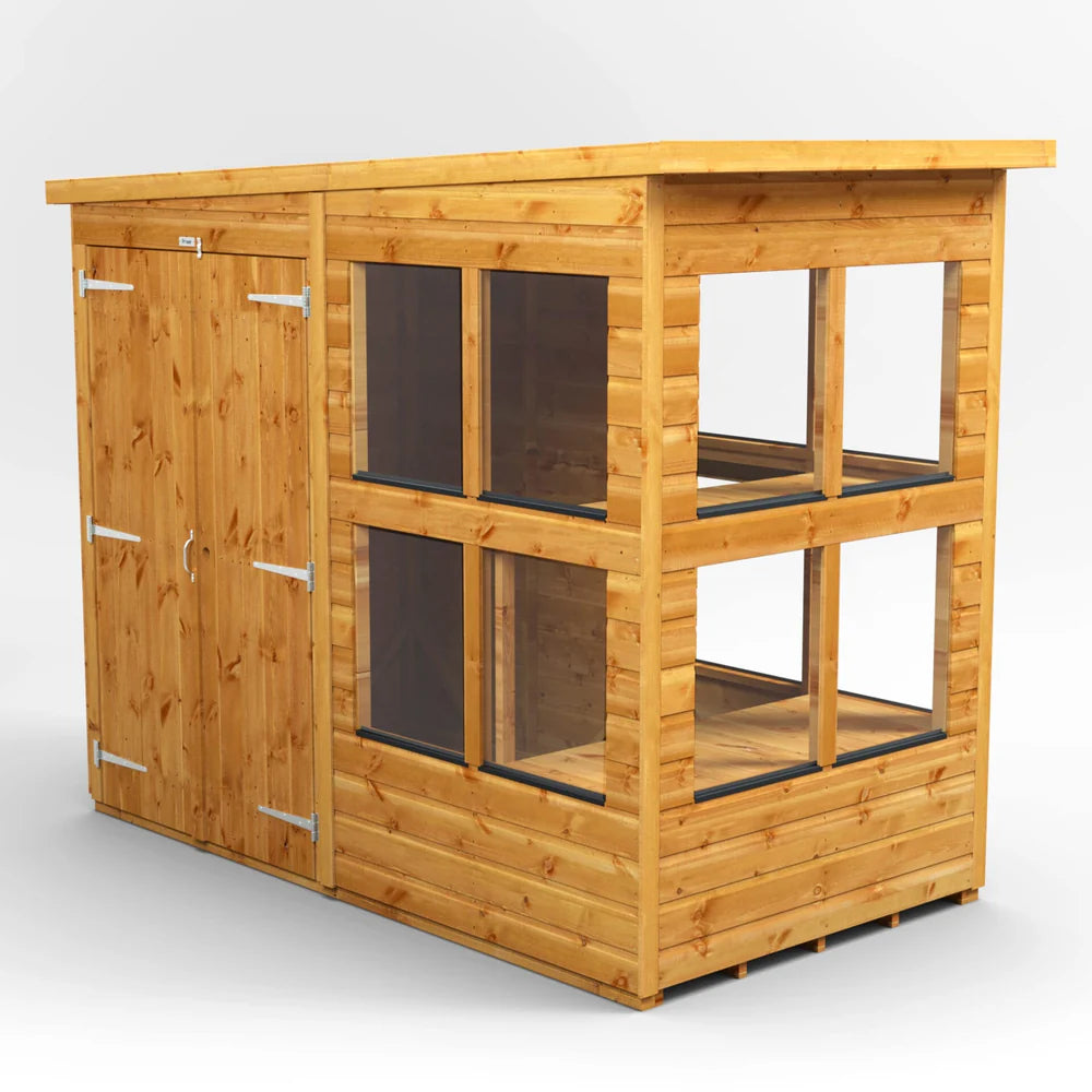 Power Pent Potting Shed