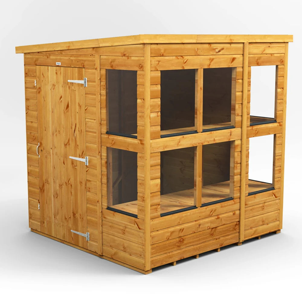 Power Pent Potting Shed