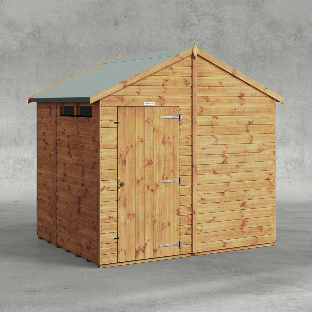 Power Security Apex Shed