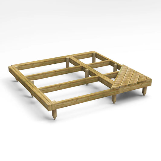 Base Kit for Corner Sheds – Pressure Treated Timber Base