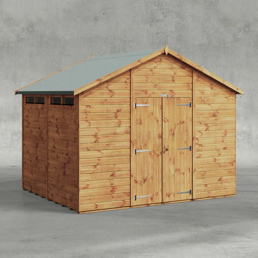 Power Security Apex Shed