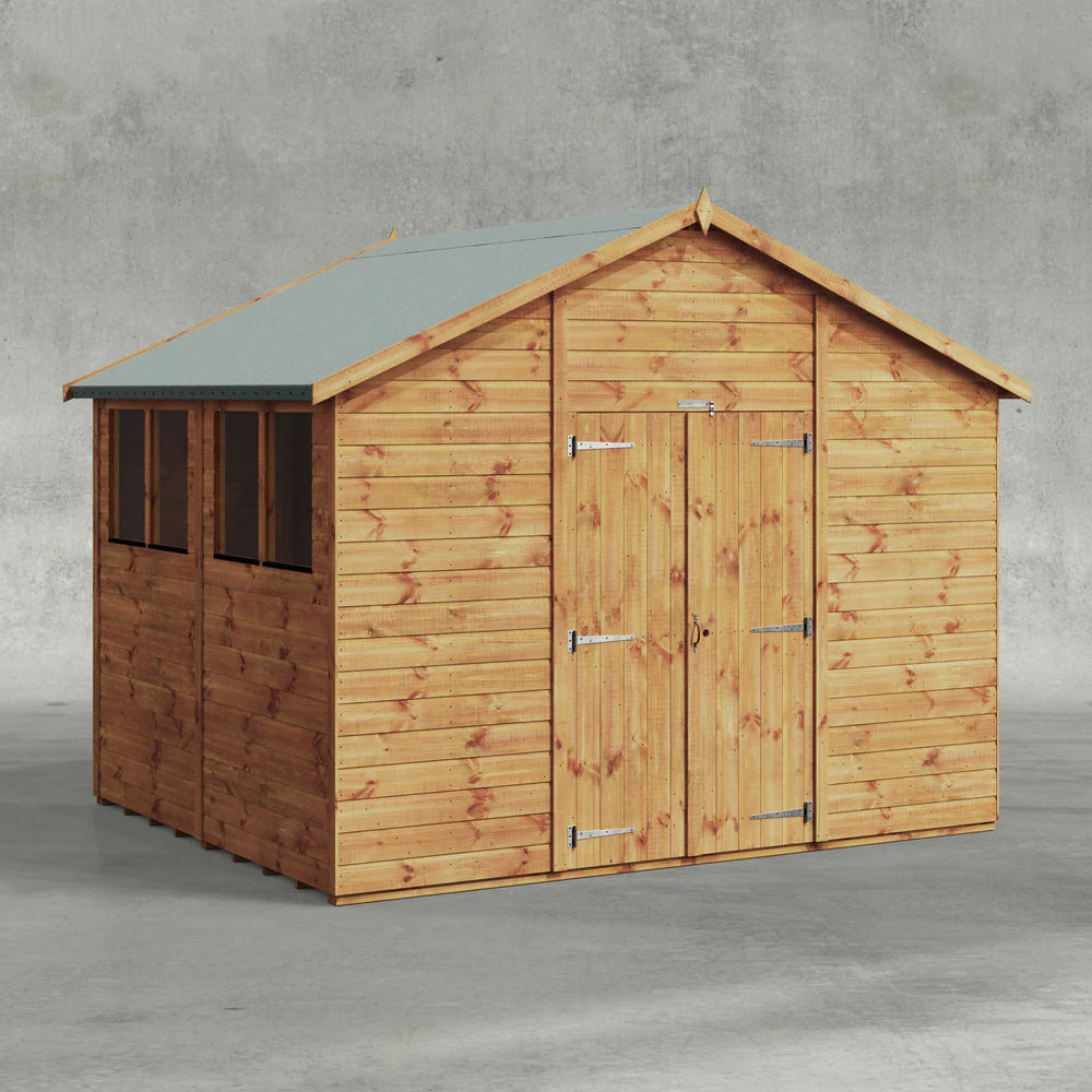 Power Shiplap Apex Shed