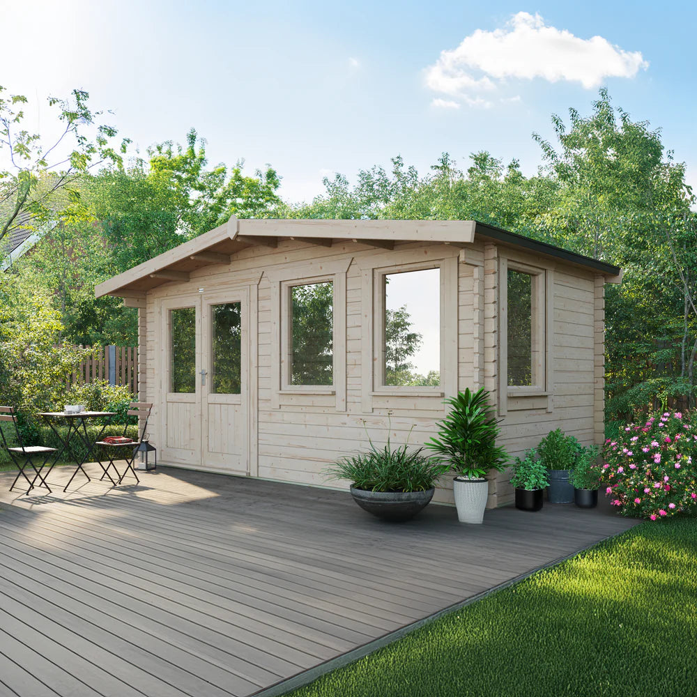 Power Chalet Classic Log Cabin - 44mm