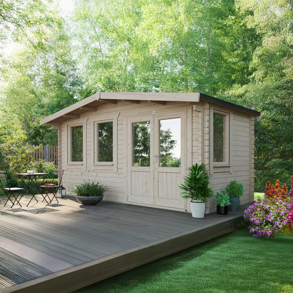 Power Chalet Classic Log Cabin - 44mm