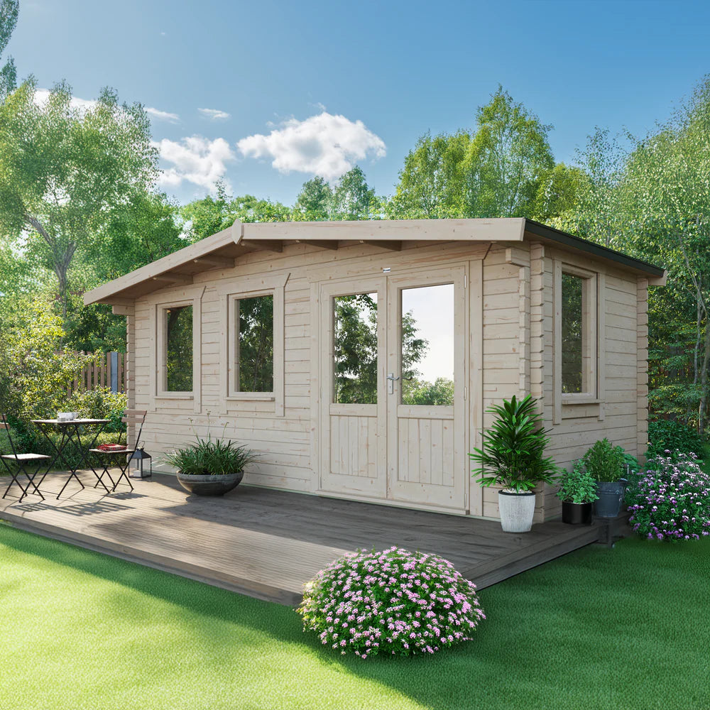 Power Chalet Classic Log Cabin - 44mm