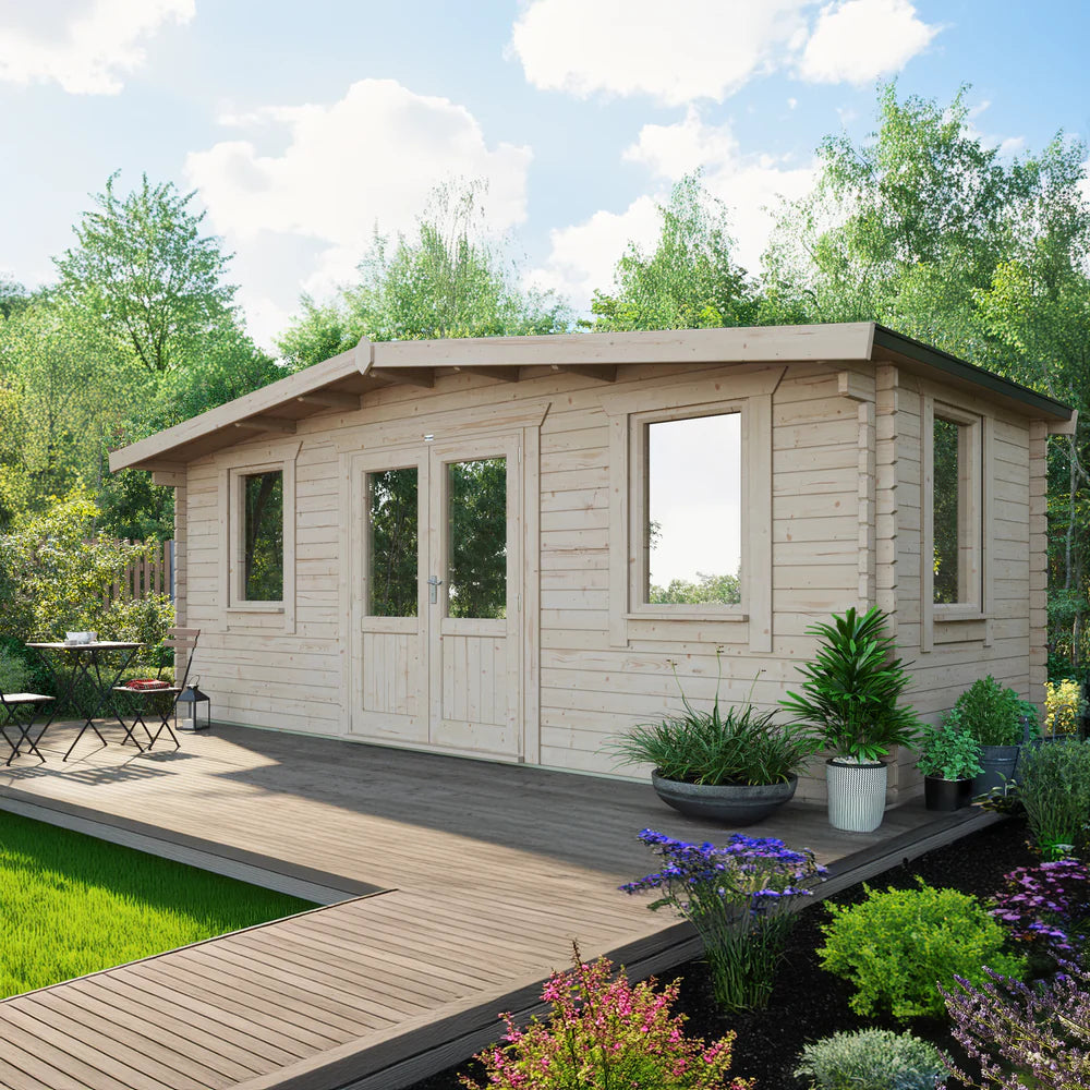 Power Chalet Classic Log Cabin - 44mm